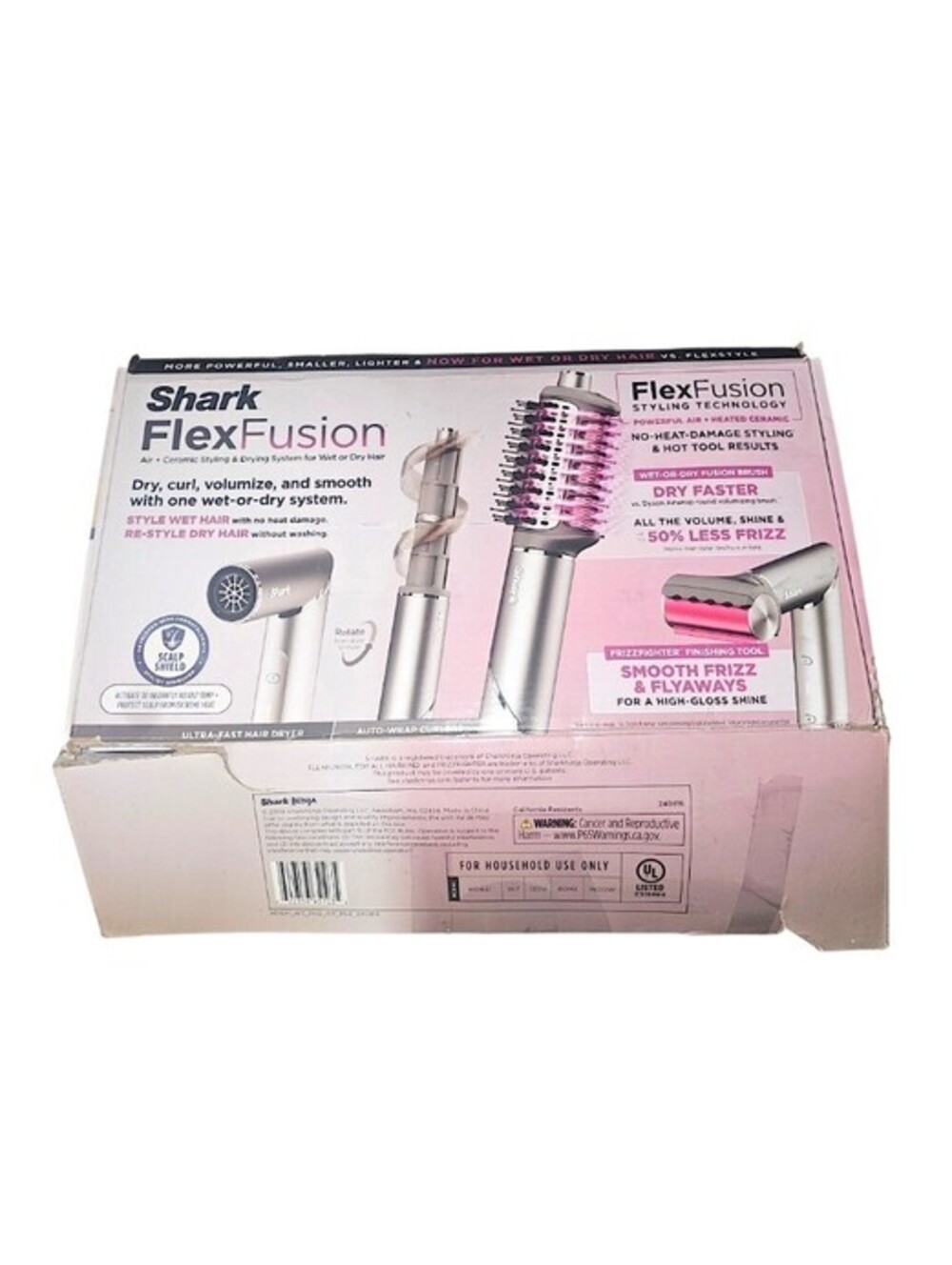 Shark Flex Fusion Air + Ceramic Styling & Drying System For Wet Or Dry Hair READ